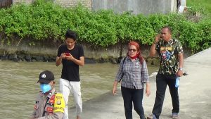 Tim menuju lokasi pendalaman