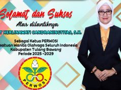 Istri Bupati Tulangbawang Tambah Daftar Rangkap Jabatan