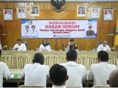 Pemkab Lamtim Gelar Sosialisasi Sadar Hukum
